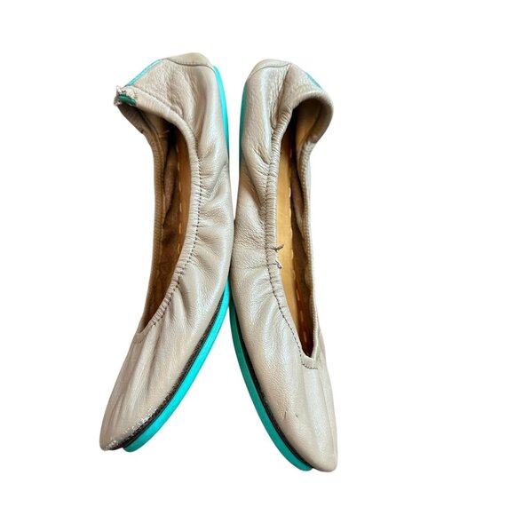 Tieks Taupe Leather Flats Classic Ballet Women's Size 8 AS-IS - Picture 4 of 9